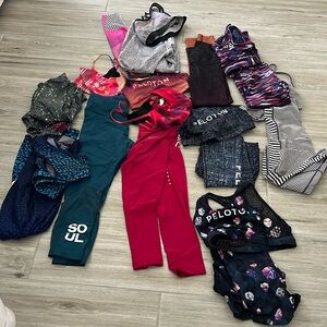 Huge lot of matching peloton and soul cycle